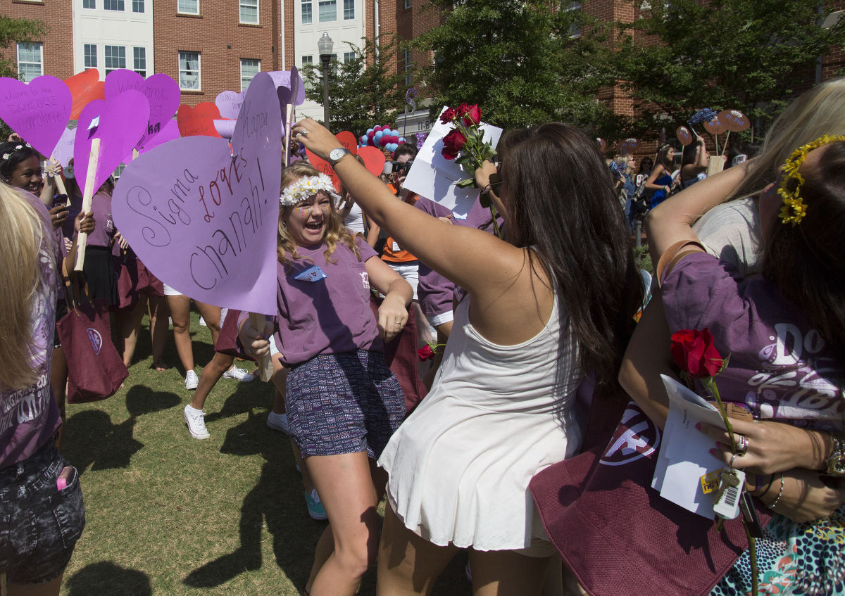 Auburn University bid day 2014
